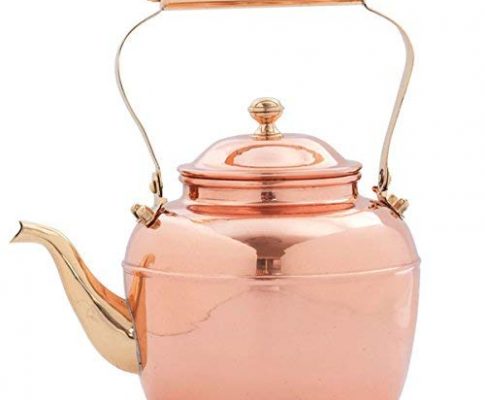 2.5-quart Solid Copper Tea Kettle with Brass Handle For Use On All Gas And Electric Stoves. Review