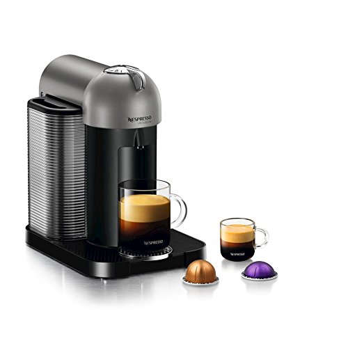 Nespresso GCA1-US-TI-NE Vertuoline Coffee and Espresso Maker, Titan Grey