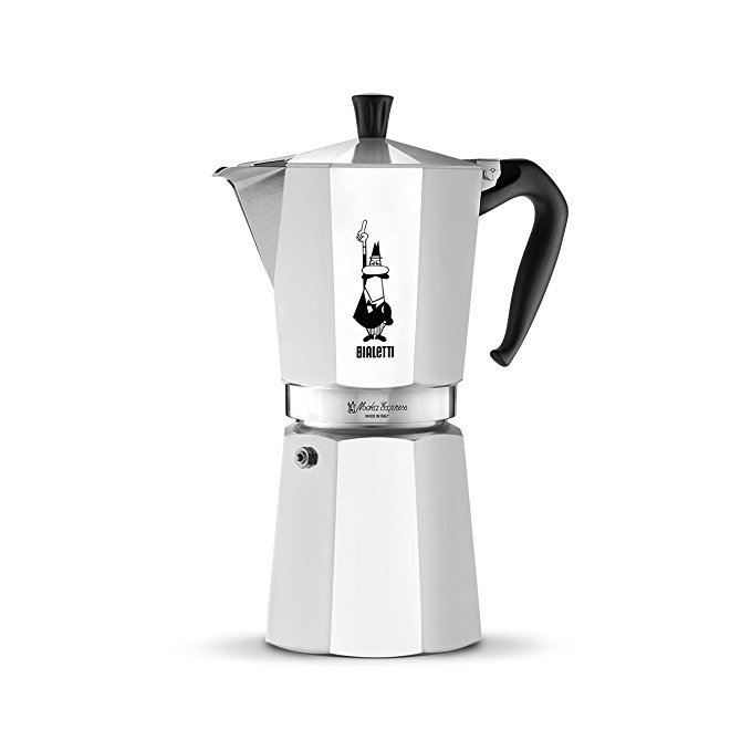 Bialetti 1167 Moka Express Export Espresso Maker, Silver