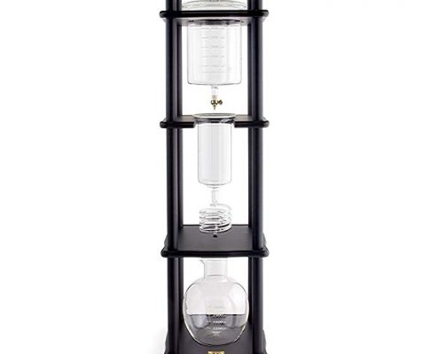 Yama Glass 25 Cup Cold Drip Maker Straight Black Wood Frame Review