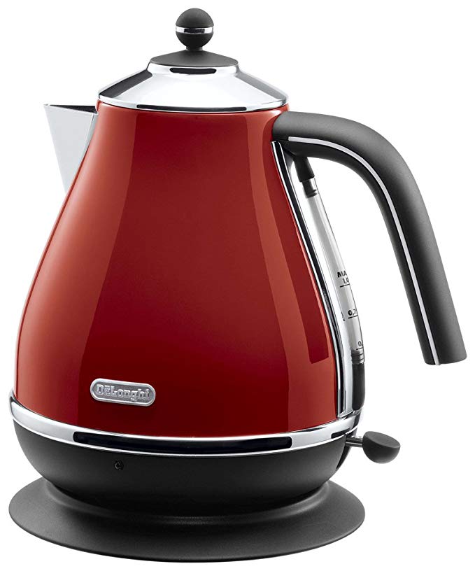 Delonghi icona Collection Electric kettle KBO1200J-R (Red)【Japan Domestic genuine products】