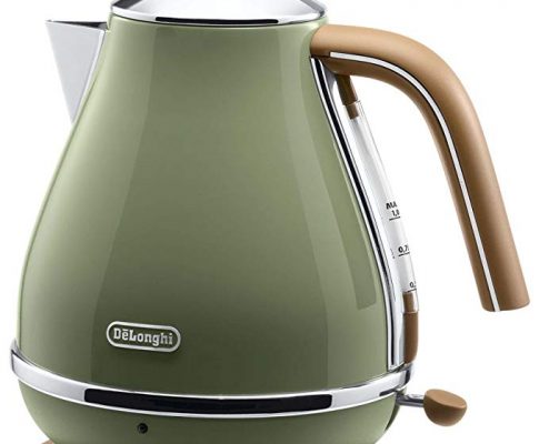 Delonghi Electric kettle (1.0L)「ICONA Vintage Collection」 KBOV1200J-GR (Olive green)【Japan Domestic genuine products】 Review