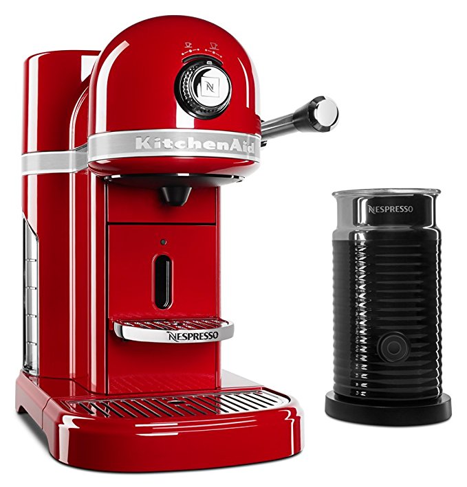 KitchenAid KES0504ER Nespresso Bundle, Empire Red