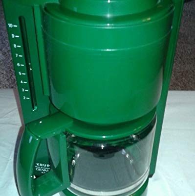 Krups Gevalia Kaffe 396 Coffee Machine Maker 10 Cup Green with Permanent Filter Review