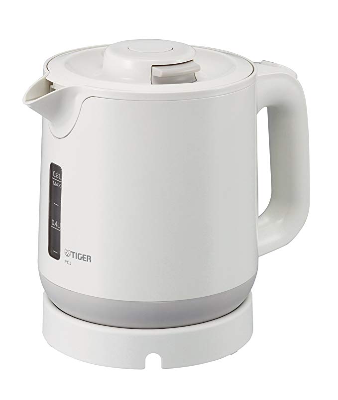 TIGER electric kettle Wakuko 0.8 liters white PCJ-A080-W