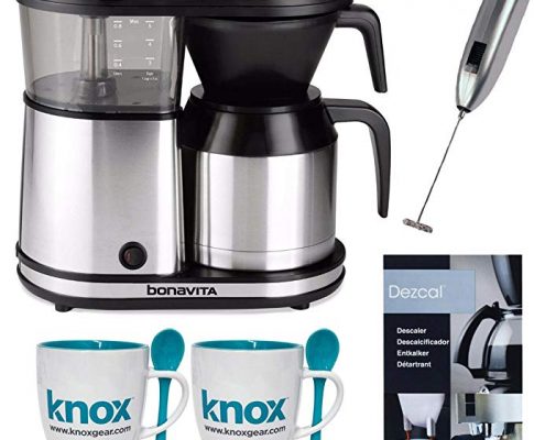 Bonavita 5-Cup One-Touch Coffee Maker Featuring Thermal Carafe, BV1500TS Includes Handheld Milk Frother, Descaling Powder and 2 Mugs with Spoons Review