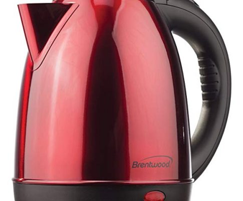 Brentwood KT1785 Stainless Steel Electric Tea Kettle, 1.5-Liter, Red Review