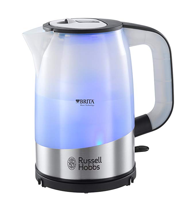 Russell Hobbs Brita Purity Kettle Blue Illumination 1L Capacity 2 Year Warranty