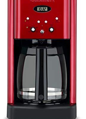 Cuisinart Brew Central Programmable Coffeemaker Auto Shut-Off 12 Cup Metallic Red Review