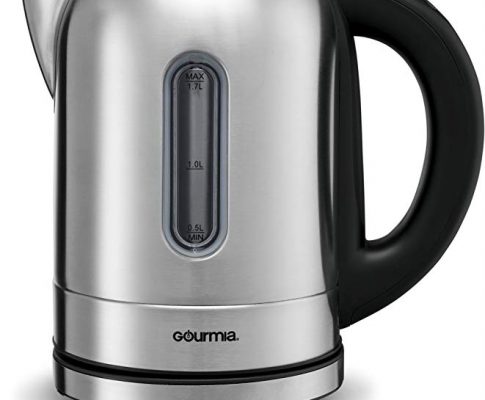 Gourmia GDK350 Electric Kettle -Fast Water Boiling -LED Color Illumination -4 Preset Temperature Control -Keep Warm Function -Cordless -Auto Shut Off -Boil Dry Protection -1.7L -1500W -Stainless Steel Review