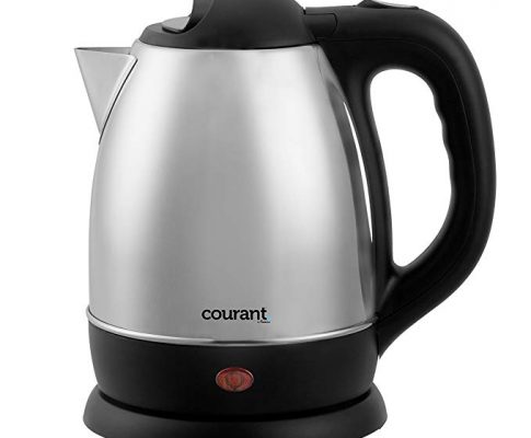 Courant 1.5 liter Cordless Stainless Steel Electric Kettle – 120V electric kettle with 360 Degree Rotational Body Review