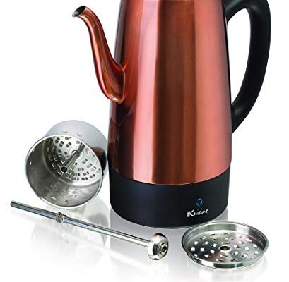 Euro Cuisine PER08 Electric Percolator 8 Cup Stainless Steel Coffee Pot Maker Review