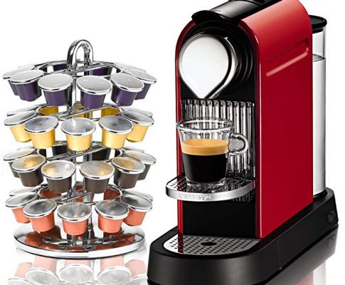 Nespresso CitiZ Red Automatic Espresso Maker with Bonus Chrome 40 Capsule Carousel Review