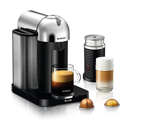 Nespresso Vertuo Coffee and Espresso Machine Bundle with Aeroccino Milk Frother by Breville, Chrome – BNV250CRO1BUC1 Review