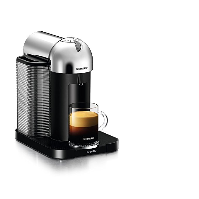 Breville BNV220CRO1BUC1Nespresso Vertuo Coffee and Espresso Machine by, Chrome