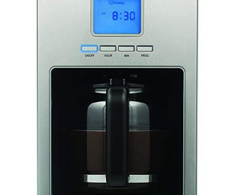 Chefman RJ14-12SS-P-Grey 12 Cup Programmable Coffee Maker with Stainless Steel Face, Grey Review