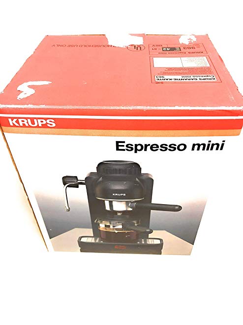 Krups Model 963 Black Espresso / Cappuccino Maker 4 CUP Steam