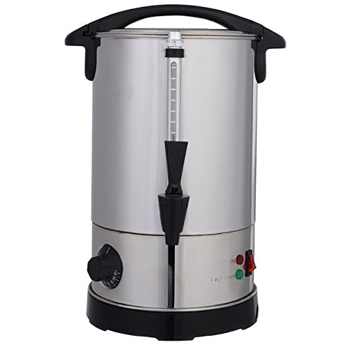 6 Quart Stainless Steel Electric Water Boiler 750W Warmer Hot Water Kettle Dispenser High Power For Home And Restaurant Adjustable Temperature 38 Degrees To 100 Degrees