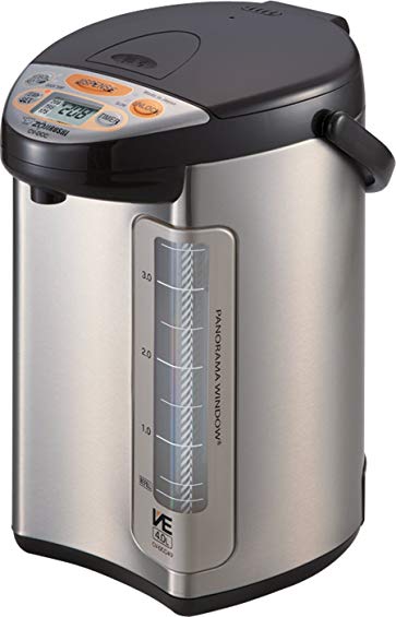 Zojirushi America Corporation CV-DCC40XT VE Hybrid Water Boiler and Warmer, 4-Liter, Stainless Dark Brown