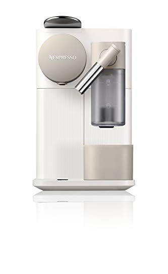 Nespresso Lattissima One Original Espresso Machine with Milk Frother by De'Longhi, Silky White