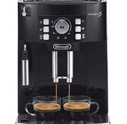 Delonghi Magnifica S Automatic Espresso Machine with Milk Frother, New Thermoblock and Aroma Saving Cover, Black, ECAM21117 Review