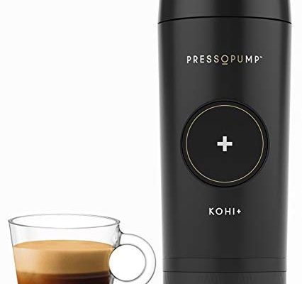 PRESSOPUMP Cordless Espresso Maker (Automatic) | Mini Espresso Coffee Machine | Perfect Gift for Home, Outdoors and Office | Black Review