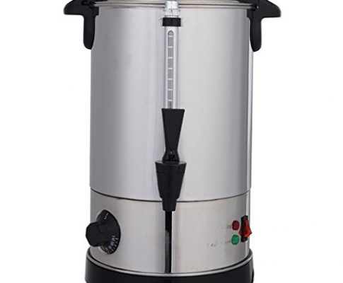 6 Quart Stainless Steel Electric Water Boiler 750W Warmer Hot Water Kettle Dispenser High Power For Home And Restaurant Adjustable Temperature 38 Degrees To 100 Degrees Review
