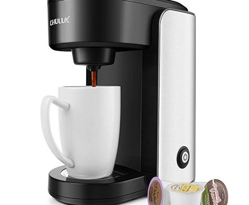 CHULUX Single Serve Coffee Maker,Stainless Steel Coffee Brewer with Gradient Water Reservoir,Auto Shut Off,1000 Watts Review
