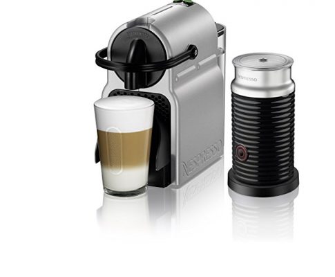Nespresso Inissia Original Espresso Machine with Aeroccino Milk Frother Bundle by De’Longhi, Silver Review