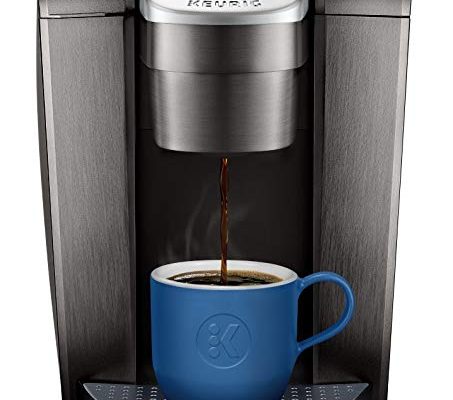 Keurig K-Elite Single Serve K-Cup Pod Coffee Maker, with Strong Temperature Control, Iced Coffee Capability, 12oz Brew Size, Programmable, Brushed Slate Review